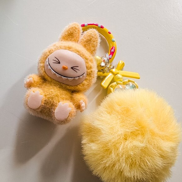 Mini Labubu Keychain Bag Charm "Have a Seat" Series - Various Colors Available - Picture 7 of 7